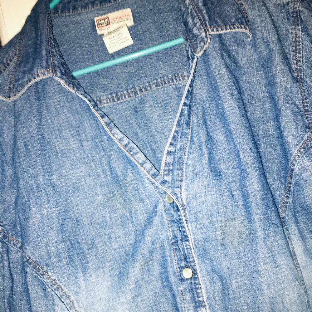 Denim Button Up - Picture 3 of 3